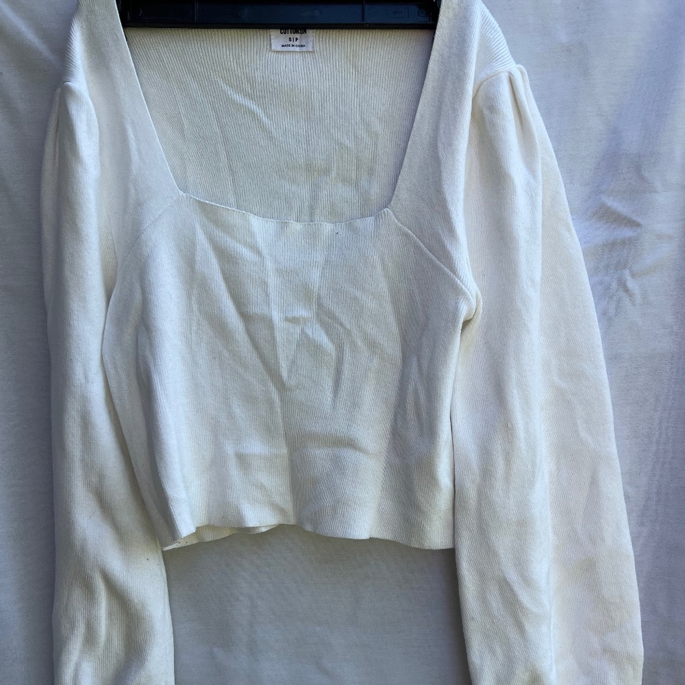 White Cotton On Long Sleeve Sweater
